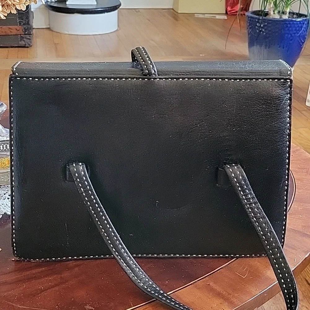VTG Handmade leather tote